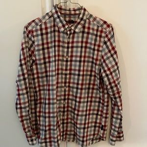 North Face lightweight flannel shirt